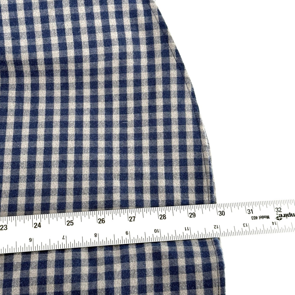 UNTUCKit Men's XL Bergstorm Long Sleeve Button Down Shirt Blue Gray Plaid - Picture 6 of 8
